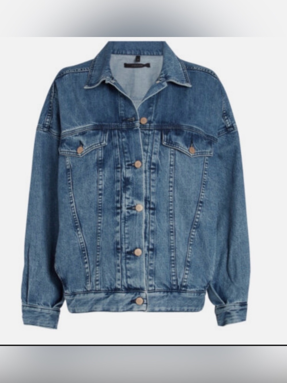 J Brand Drew Oversize Denim Jacket size M
